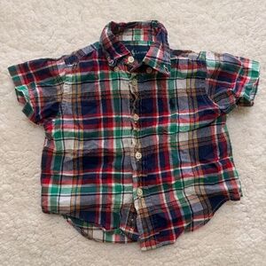 Polo Ralph Lauren Plaid Button-Down - 12M